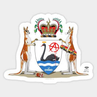 Perth, Australia Coat of arms, well sort of ;) Sticker